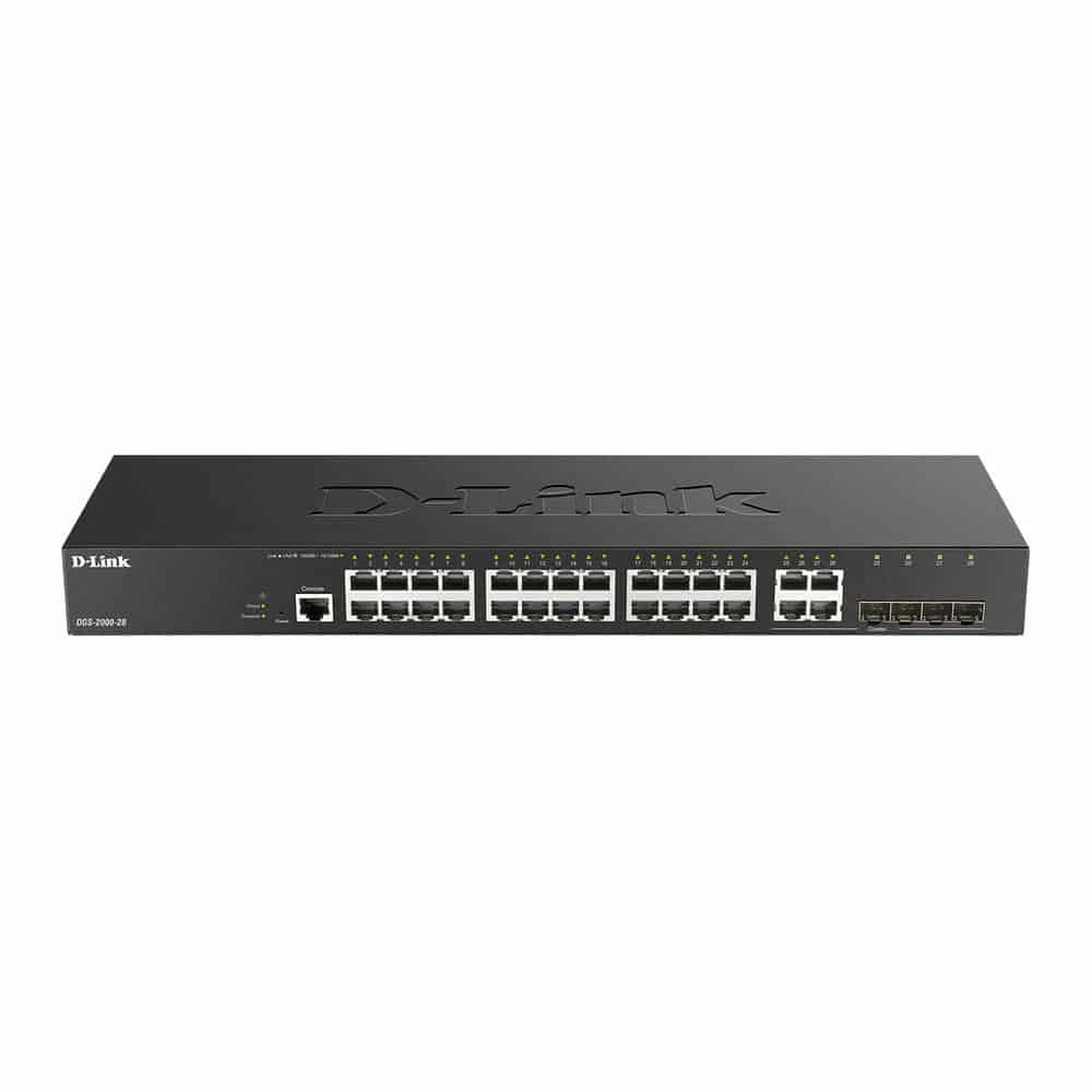 D-Link 28 Port Smart Managed Gigabit Switch with 4x SsP Ports